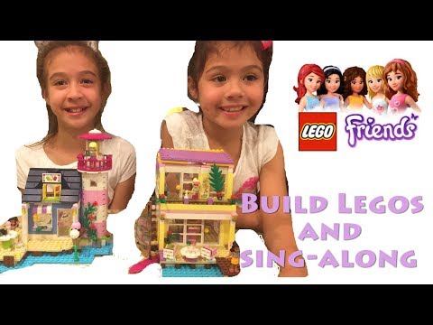 Building Stephanie's Beach House and Heartlake Lighthouse (#legofriends41037 #legofriends41094)