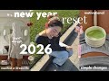 New Year New Me A Reset Diary For 2026 Creating Goals Manifesting Healthy Habits 🫧