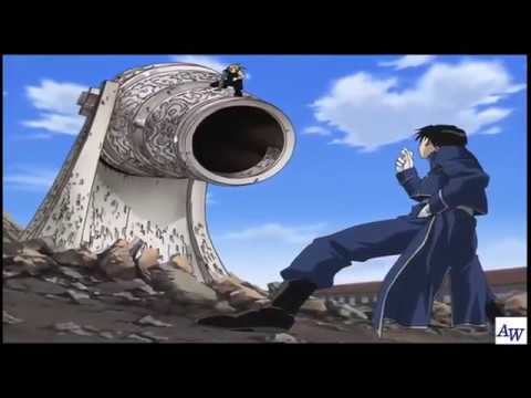 Edward Elric VS Roy  Mustang Full Fight FMA Eng Dub