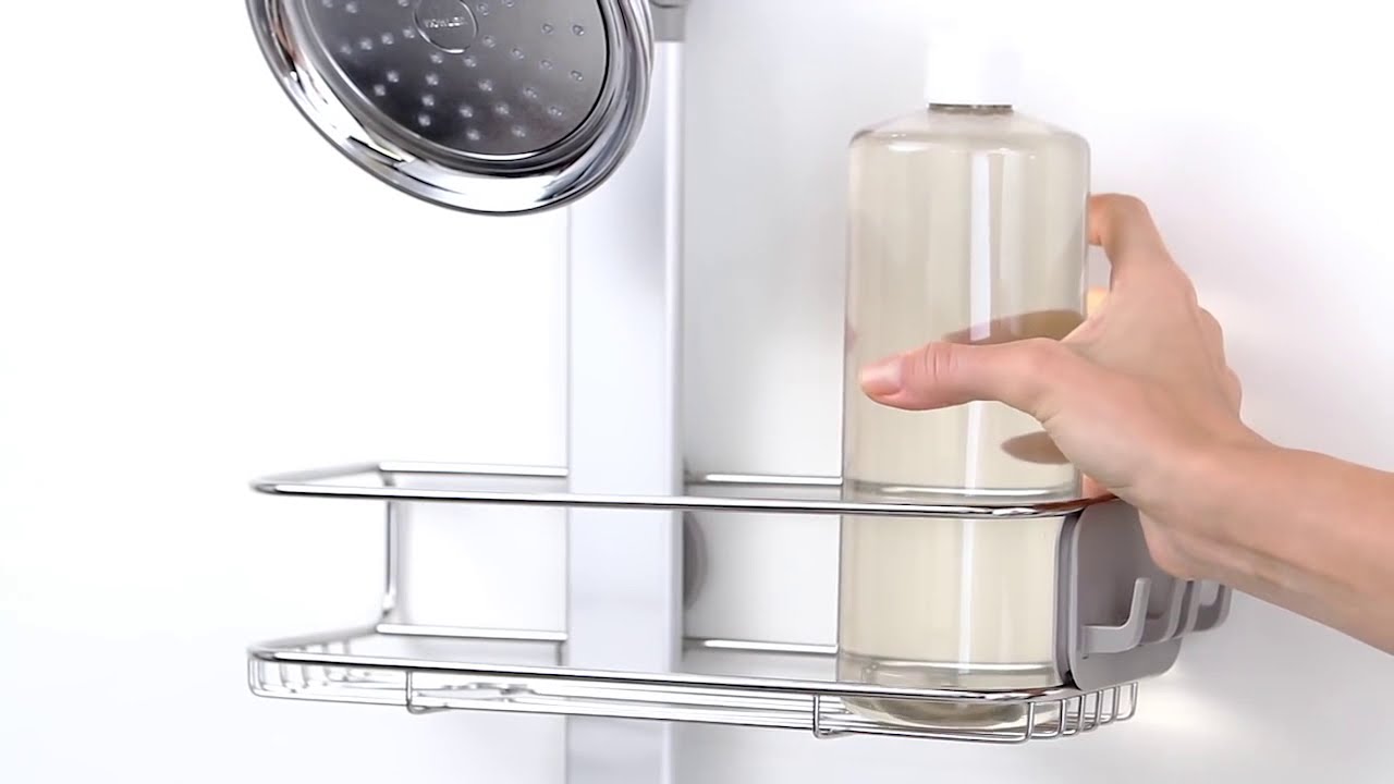 SIMPLEHUMAN BT1101 ADJUST SHOWER CADDY S/S