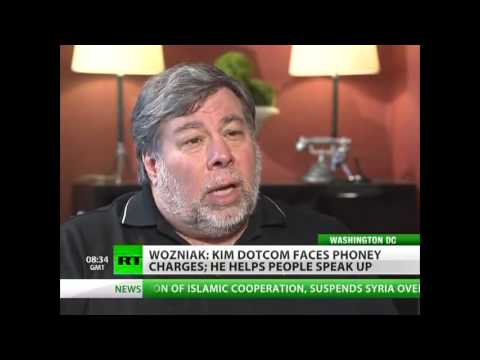Wozniak on Kim Dotcom and the end of web freedom