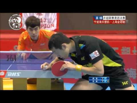 Chinese Table Tennis Super League 2013: Xu Xin vs. Yan An