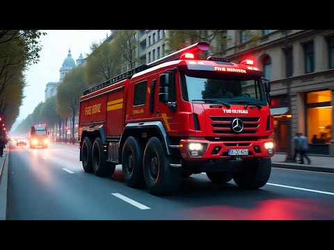 Special Fire Trucks on Duty | Machine on Mission