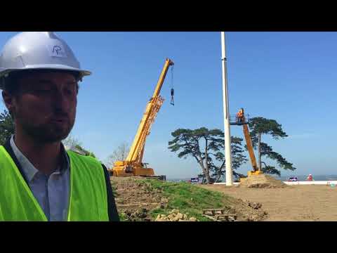Arnaud Paquin architecte de la réhabilitation du square Thomas Becket à Avranches - 20 avril 2018