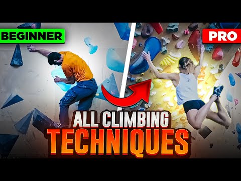 All 86 climbing techniques, from beginner to pro (with references in description)