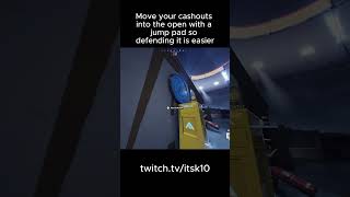 Moving your cashout with the Jump pad in The Finals #thefinals  #riotshield #jumppad