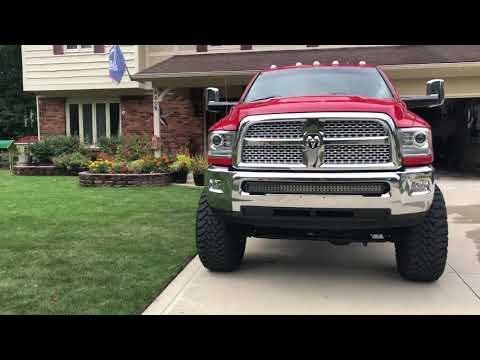 2016 Ram 2500 lifted 8.5 inches