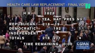 Democrats Taunt GOP After Obamacare Repeal Vote By Singing "Goodbye"