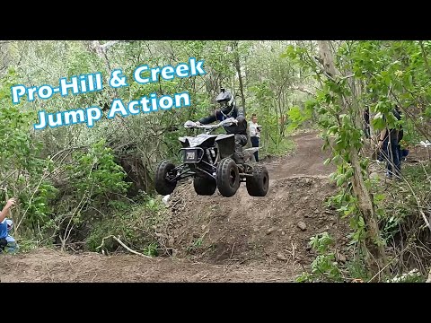 EXCR Round 3 Adult ATV Starts, Pro-Hill, Creek Jump, & Highlights