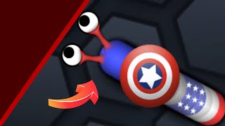 Slither.io Captain America Skin The Hero Invasion Slitherio Skin Mod Live Stream!
