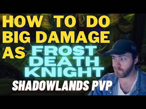 How to do HUGE DAMAGE as Frost Death Knight! Arena Commentary Shadowlands PvP 9.0.2
