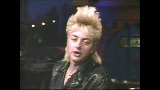 Brian Setzer Introduces Videos in 1986