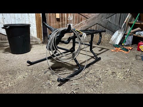 DIY homemade roping dummy