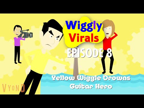 Wiggly Virals | Episode 8: Yellow Wiggle Drowns Guitar Hero | WigglesWorld 2000 | 6 Minute Episode