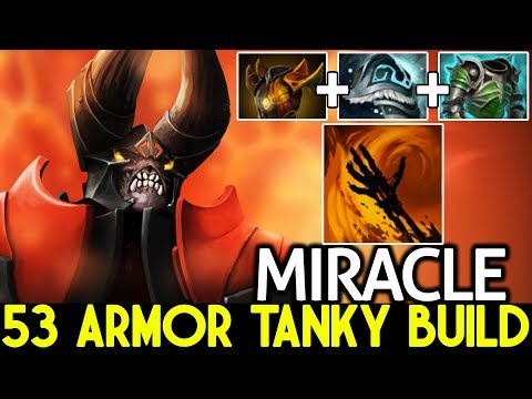 Miracle- [Doom] Full 53 Armor Tanky Build Against SumaiL Mid 7.21 Dota 2