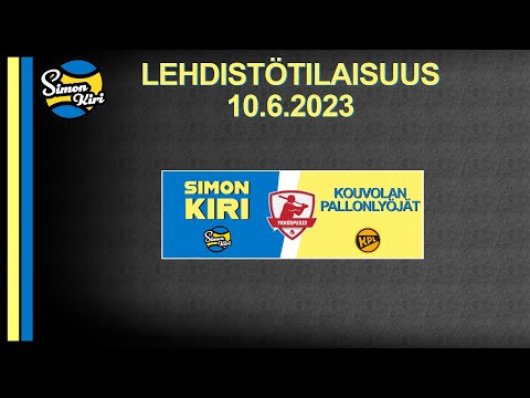 Simon Kiri – Kouvolan Pallonlyöjät, 10.6.2023, Lehdistölive