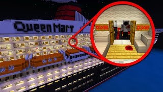 STAYING OVERNIGHT ON QUEEN MARY SHIP ROOM B340 IN MINECRAFT