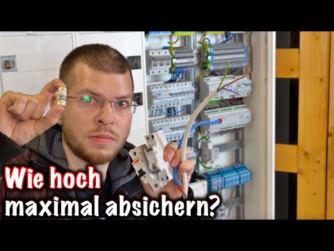 What is the maximum current for which cross-section?! (Find the right fuse) ElektroM