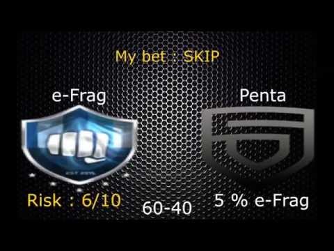 20-08-2015 CS:GO PREDICTION : e-Frag VS Penta