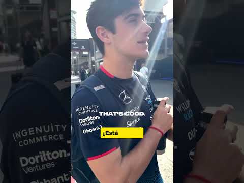 COLAPINTO TOMA MATE ENTRANDO AL PADDOCK #FranColapintoEnF1 #CampeonesMedia #campeonestv