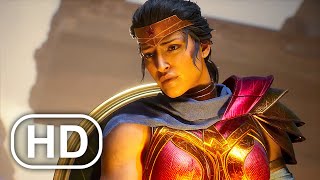 Flash Vs Wonder Woman Fight Scene 4K (2023) - Suic
