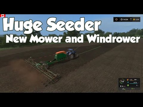 Try that seeder again! / Buy Mower and Windrower - Episode 11 - Sandy Bay 17 - Farming Simulator 17