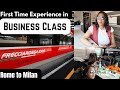 First Time Business Class Experience In Fastest Bullet Train Frecciarossa Business Class Review