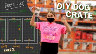 DIY DOG CRATE part 1! Gathering all of our supplies + rewarding our hard work w/ a charcuterie board