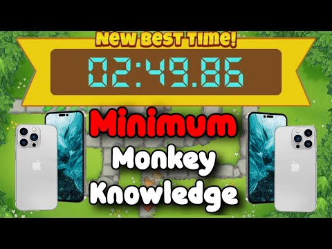 BTD6 Race Mobile Friendly Tutorial 📱 Minimum Monkey Knowledge 📱 Cashed Out