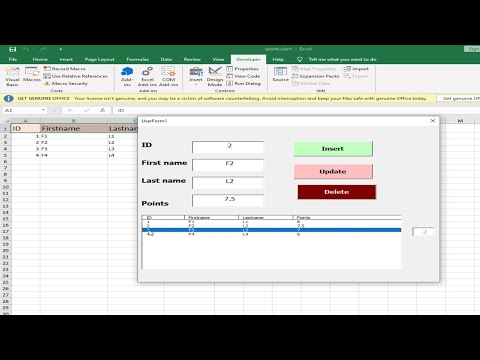 Fully Automated Data Entry User Form in Excel - Step By Step Tutorial with code