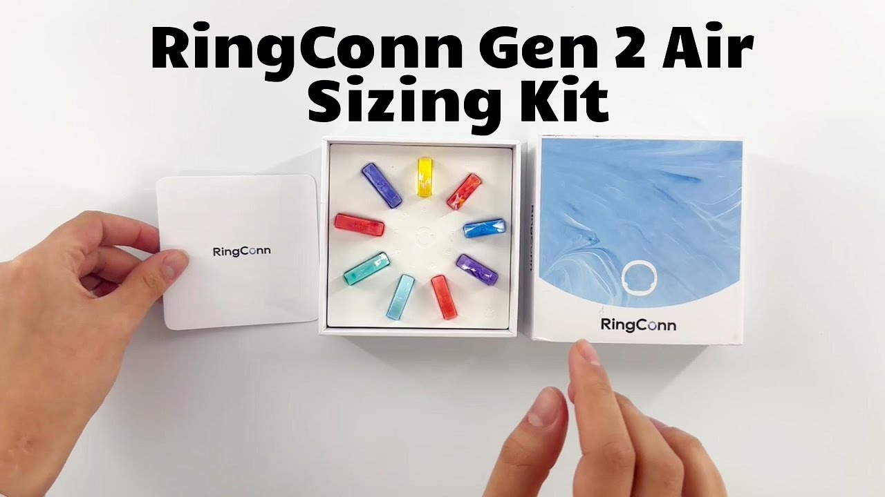 RingConn Smart Ring Gen 2 & Gen 2 Air Sizing Kit Mehrfarbig RingConn Smart Ring Gen 2 & Gen 2 Air Sizing Kit Mehrfarbig