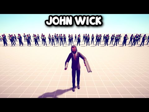 JOHN WICK Vs UNITS - TABS - Totally Accurate Battle Simulator