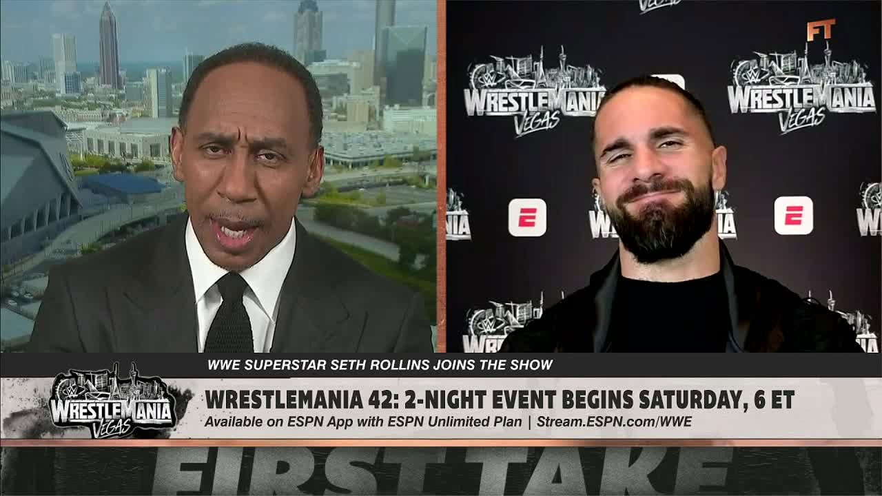 Seth Rollins says his wife, Becky Lynch, is THE Mrs. WrestleMania! 🤝 | First Take