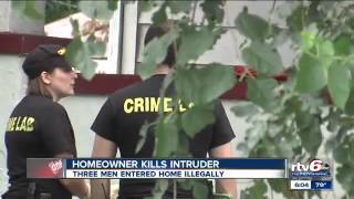 Gunfight leaves 1 intruder dead, 2 on the run (Indiana)