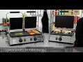 96001 Electric Single Contact Panini Grill - Ribbed Top & Flat Bottom Product Video