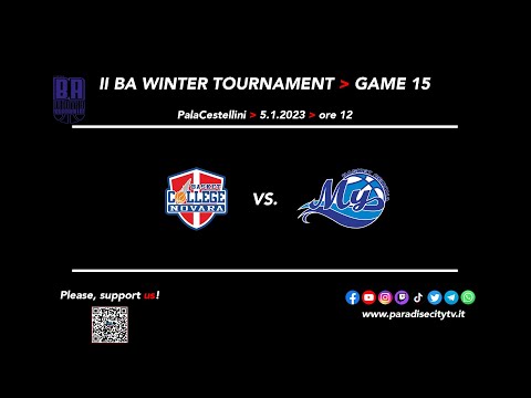 Highlights 2° BA Winter Tournament 2023 - Game 15 - FINALE 3 - My Basket Genova vs. College Novara