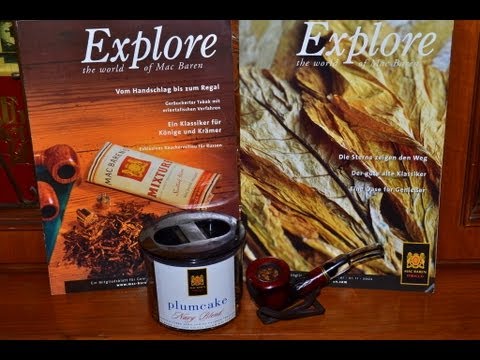 🇩🇪 Pfeife rauchen  |  Mac Baren „Plumcake" Navy Blend  |  Pipe Tobacco | Pfeifentabak | Pipe Smoking