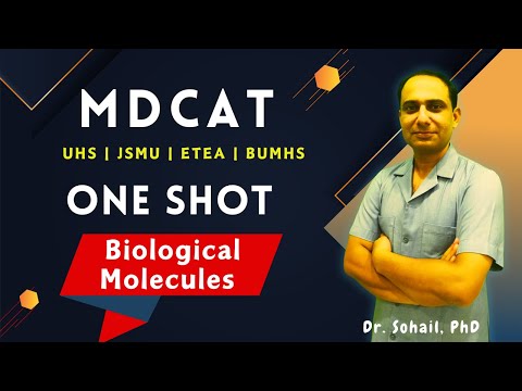 MDCAT | One Shot on Biological Molecules by Dr Sohail