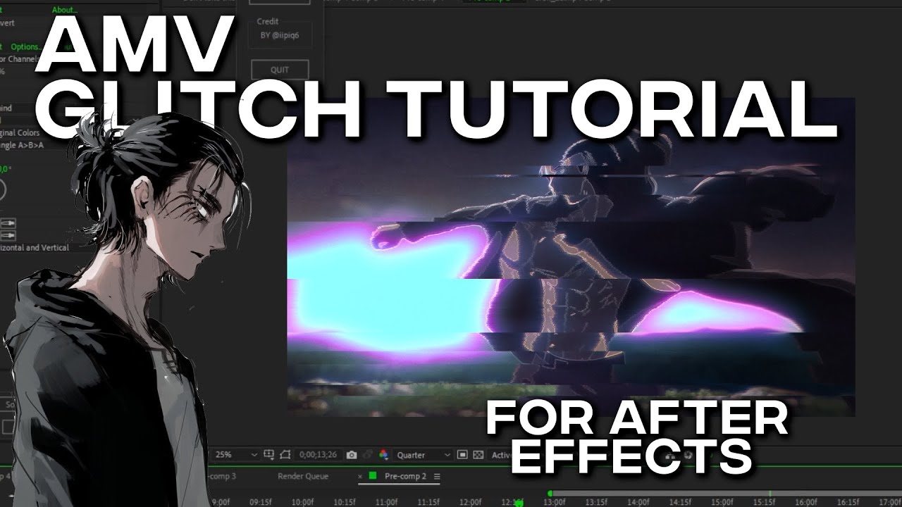 AMV TUTORIAL | GLITCH TUTORIAL I After Effects