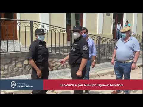 Potencian el plan Municipio Seguro en Guachipas