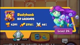 How to Play With Bard Card in Rush Royale against Max Level Rogue Card