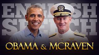 ENGLISH SPEECH | OBAMA & MCRAVEN: The Night History Changed (English Subtitles)