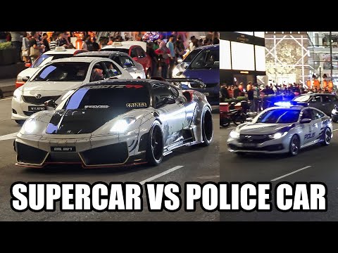 REAL LIFE GTA SUPERCAR VS POLICE CAR CHASE IN KUALA LUMPUR!!! | SUPERCARS in MALAYSIA