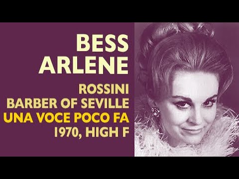 Glass Shatterers! Bess Arlene - Rossini: BARBER OF SEVILLE, Una voce poco fa, High F
