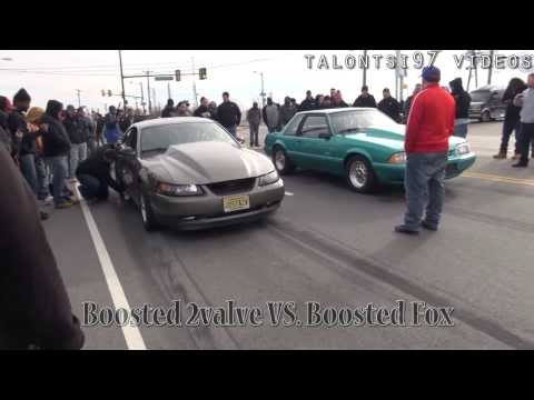 New Years Day Street Racing 2014 Mustang DSM CTSV Camaro Impala & more heads up