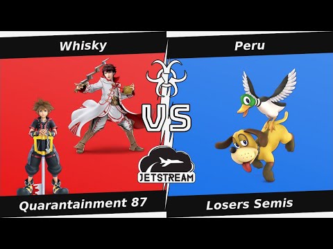 Quarantainment 87 Losers Semis - Whisky (Sora, Robin) Vs Peru (Duck Hunt) - SSBU
