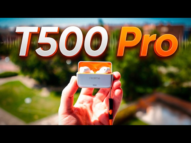 Vídeo relacionado con realme Buds T500 Pro Auriculares Inalámbricos con 50dB ANC Cancelación de Ruido, 56H de Batería, Auriculares Bluetooth TWS In-Ear con 12,4 mm Hi-Res Audio Controlador, Traducción con IA, Bluetooth 6.1