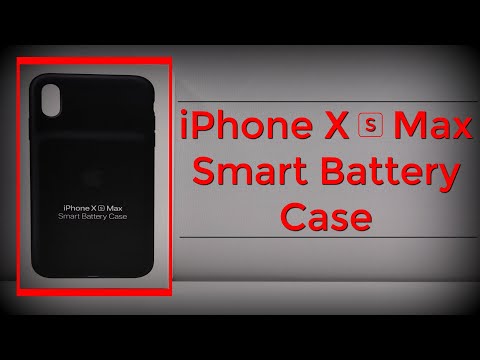 Apple iPhone X S Battery Case Black Unboxing
