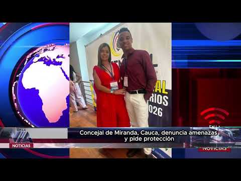 Concejal de Miranda, Cauca, denuncia amenazas y pide protección