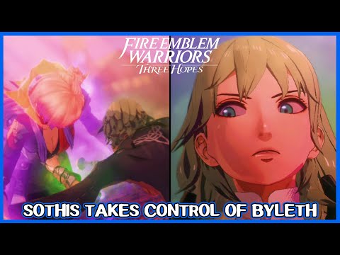 Sothis takes control of Byleth and uses Divine Pulse - Fire Emblem Warriors Three Hopes